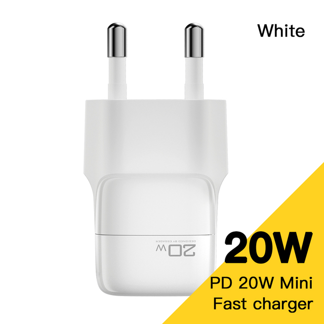 USB C Charger PD 20W Type C  Mini Fast Charger For iPhone  Pro Xiaomi Samsung Huawei PocoX3 C USB Phone Quick Charging