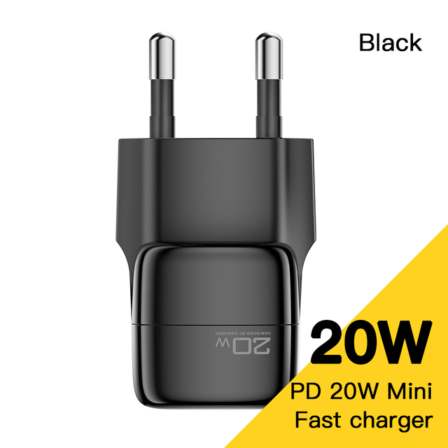 USB C Charger PD 20W Type C  Mini Fast Charger For iPhone  Pro Xiaomi Samsung Huawei PocoX3 C USB Phone Quick Charging