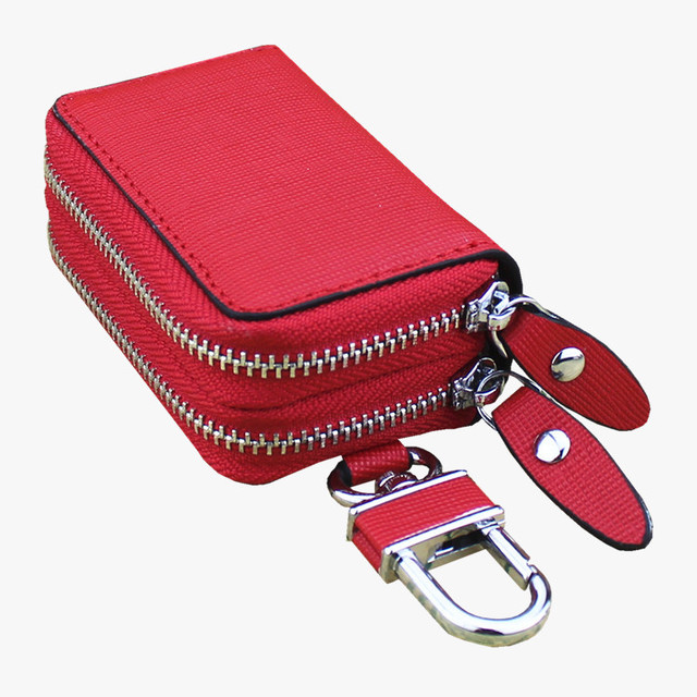 Wallets & Holders  Genuine Leather Key Wallet Men & Women Car Key Bag Multi Function Key Case Fashion Ladies Housekeeper Key Holders