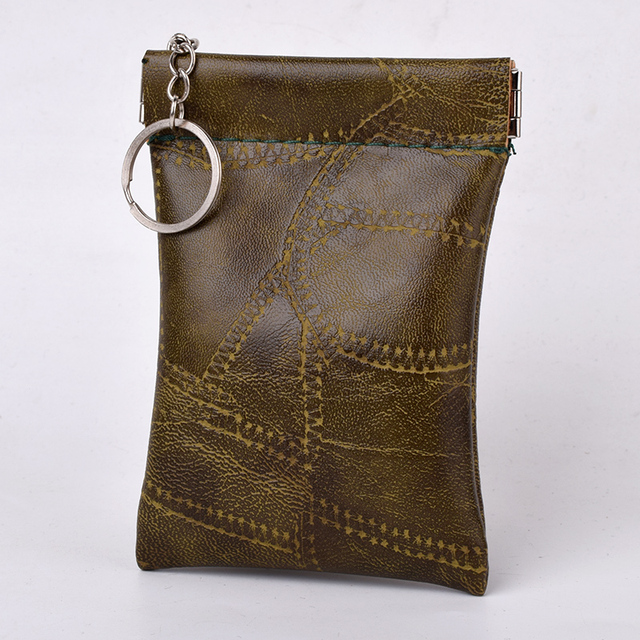 Wallets & Holders  High Capacity Key Wallet Women Men Coin Housekeeper Keychain Purse Organizer Bag Car Keys Cover Simple Key Holder Case