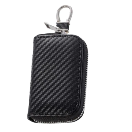 Premium Faraday Box Protect Your Key Fob RFID Signal Blocking Bag PU Leather Anti-Theft Pouch Anti-Hacking Case Blocker