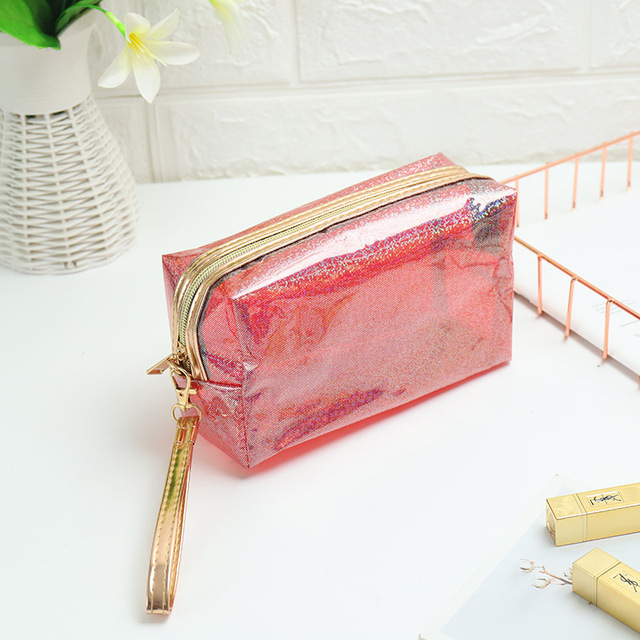 Women Waterproof Cosmetic Bag Organizer Travel Toiletries Makeup Cases Transparent Portable Brush Holder Storage Toilet Pouch