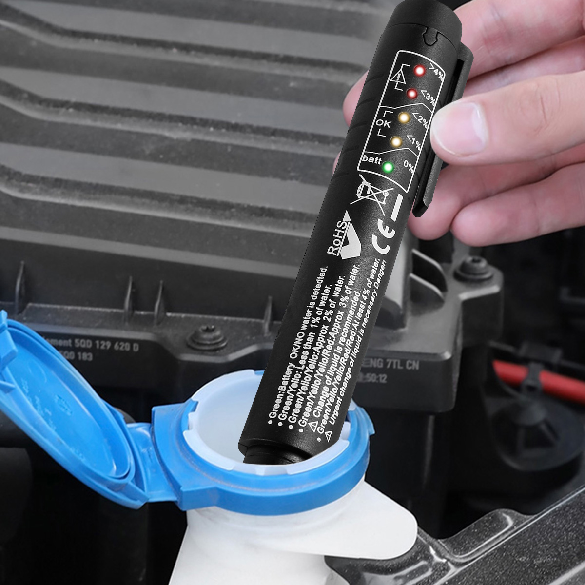 Accurate Oil Quality Check Pen Brake Fluid Tester Car Brake Liquid Digital Analyzer Pen Vehicle Auto Testing Tool