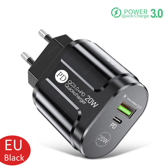 Fast Charge Charger For iphone 13 12 pro max xiaomi 12 pro type c PD portable mobile adapter usb charger fast Charger cell phone