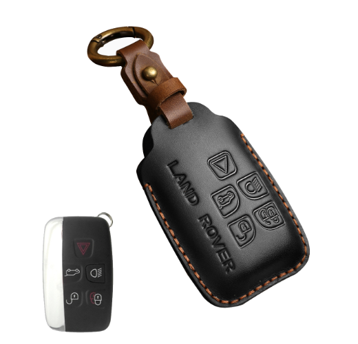 Other Men's Bags  Genuine Leather Hand-Made Car Key Cover Car KeyCase Shell Auto Accessories Keychain For Land Rover Range Rover Discovery 5 Sport