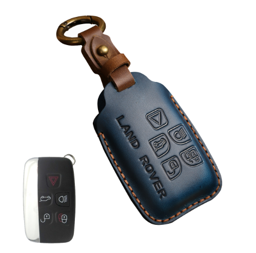 Other Men's Bags  Genuine Leather Hand-Made Car Key Cover Car KeyCase Shell Auto Accessories Keychain For Land Rover Range Rover Discovery 5 Sport