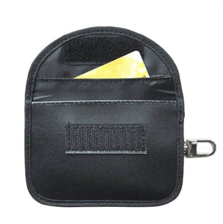 Signal Blocking Bag Key Fob Bag RFID Signal Shielding Anti-Theft Keyless Entry Car Key Protector Keys Cases Portable bags