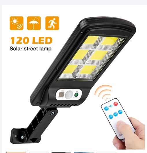 Waterproof  LED Outdoor Solar Street Light PIR Sensor Wall Lamp Human Induction COB Industrial Garden Square Highway Road Lamp