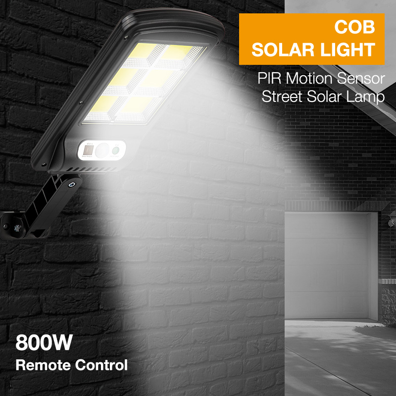 Waterproof  LED Outdoor Solar Street Light PIR Sensor Wall Lamp Human Induction COB Industrial Garden Square Highway Road Lamp