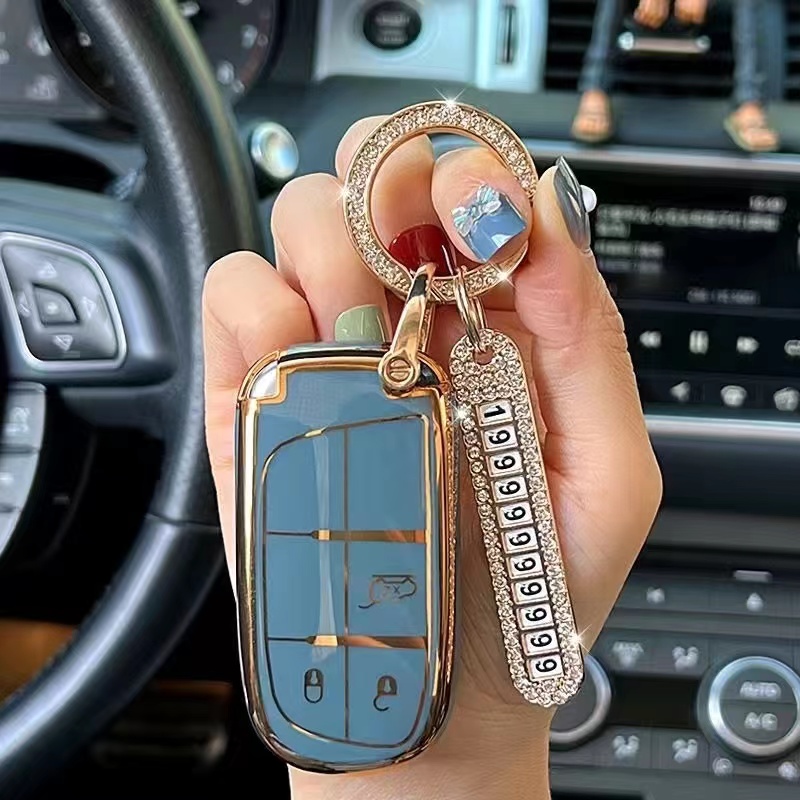 Other Men's Bags  Car Remote Key Case Cover Shell For Jeep Renegade Grand Cherokee For Dodge Ram Charger 1500 Challenger Chrysler 300C Journey
