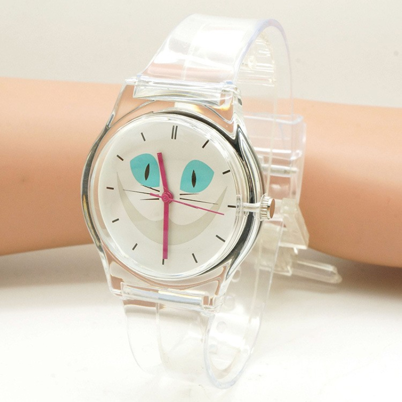 cute cat Waterproof Kid Watches Silicone Wristwatches  Quartz Wrist Watch