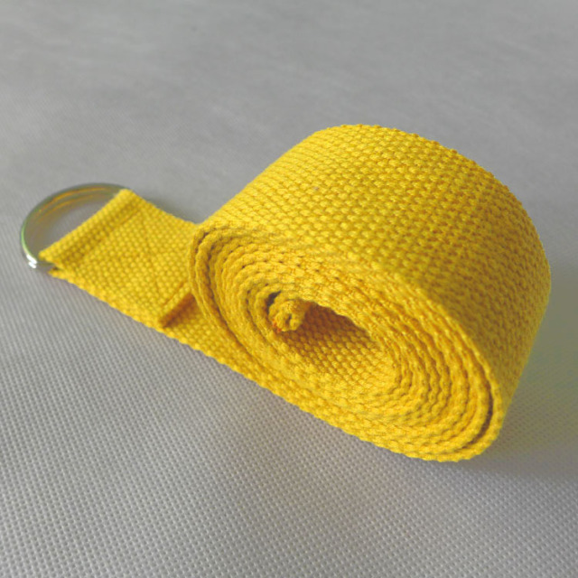 New Multi-Colors Women Yoga Stretch Strap D-Ring Belt Fitness Exercise Gym Rope Figure Waist Leg Resistance Fitness Band