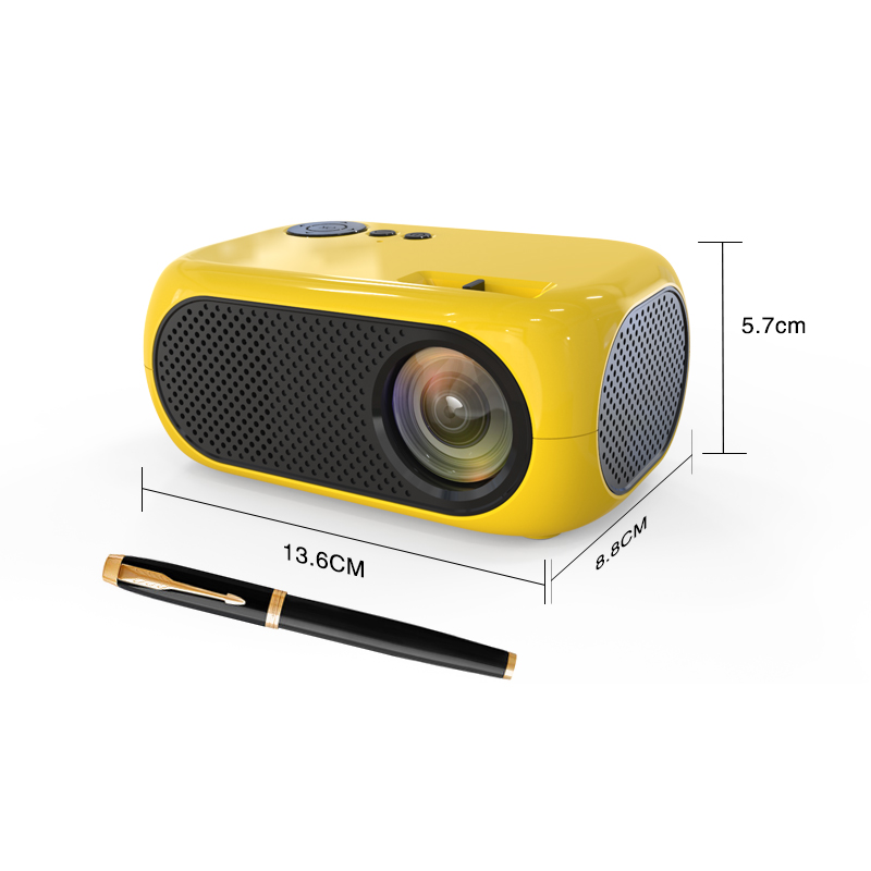 Mini Projector Support 1080P Full HD Native 480P LED Projector For Android Phone iPhone iPad Stick Roku Chromecast Beamer