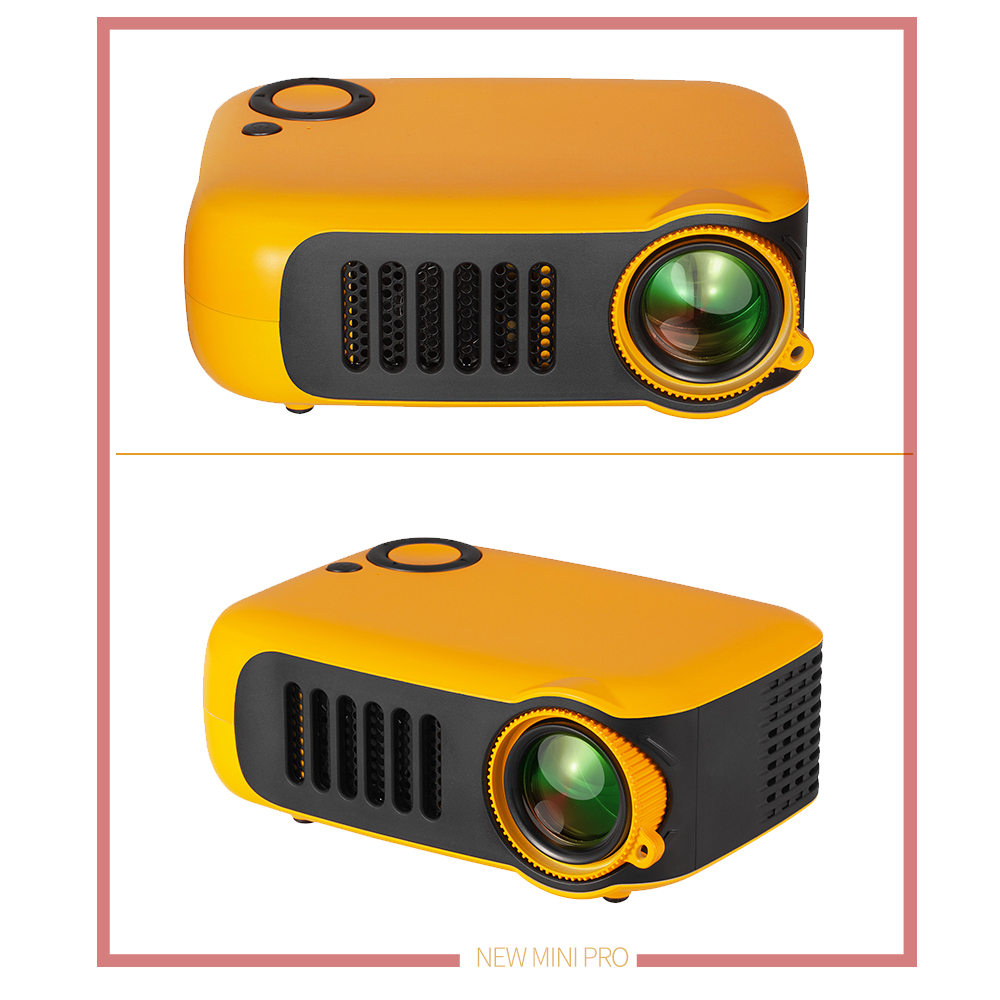 New A2000 Mini Projector 320x240 Pixels 800 Lumens Portable LED Home Multimedia Video Player Built-in Speaker