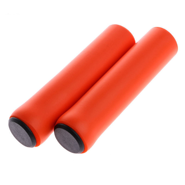 1Pair Silicone Cycling Bicycle Grips Outdoor MTB Mountain Bike Handlebar Grips Cover Anti-slip Strong Support Grips Bike Part