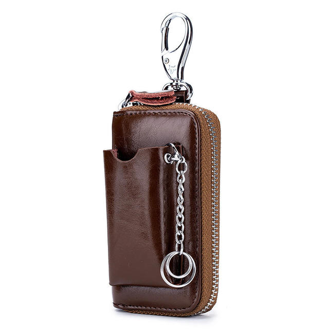 Men's Bags > Wallets & Holders Car Key Wallet Pouch Bag Case Wallet Holder Chain Key Wallet Pocket Key Organizer Pouch Case Bag Dropshipping