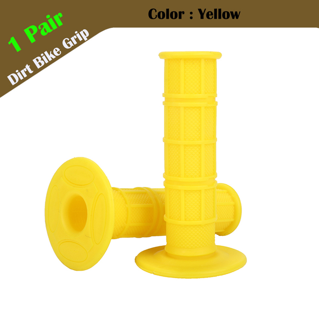 11 Colours Universal Handle Grips Dirt Pit Bike Motorcycle Motocross Motorbike Handle Bar Grip For CRF YZF KXF SXF SSR SDG BSE