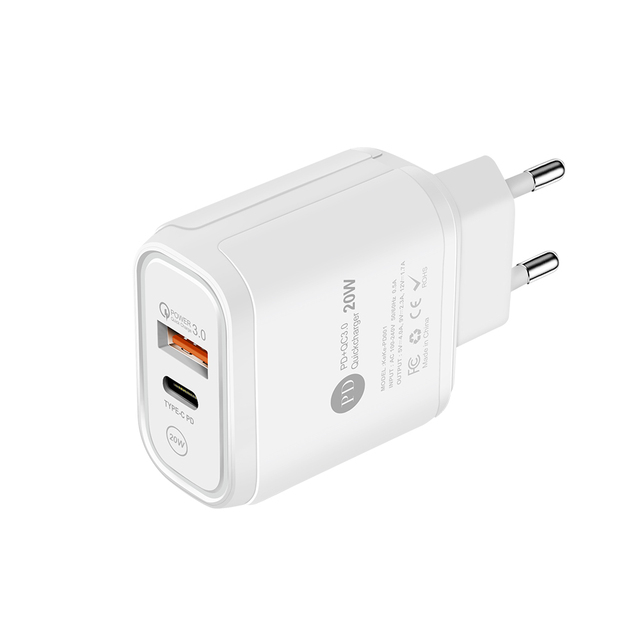 20W USB Type C Charger Fast Phone Charging Wall Adapter USB Quick Charge QC 3.0 PD For iPhone 13 12 Pro Xiaomi Samsung