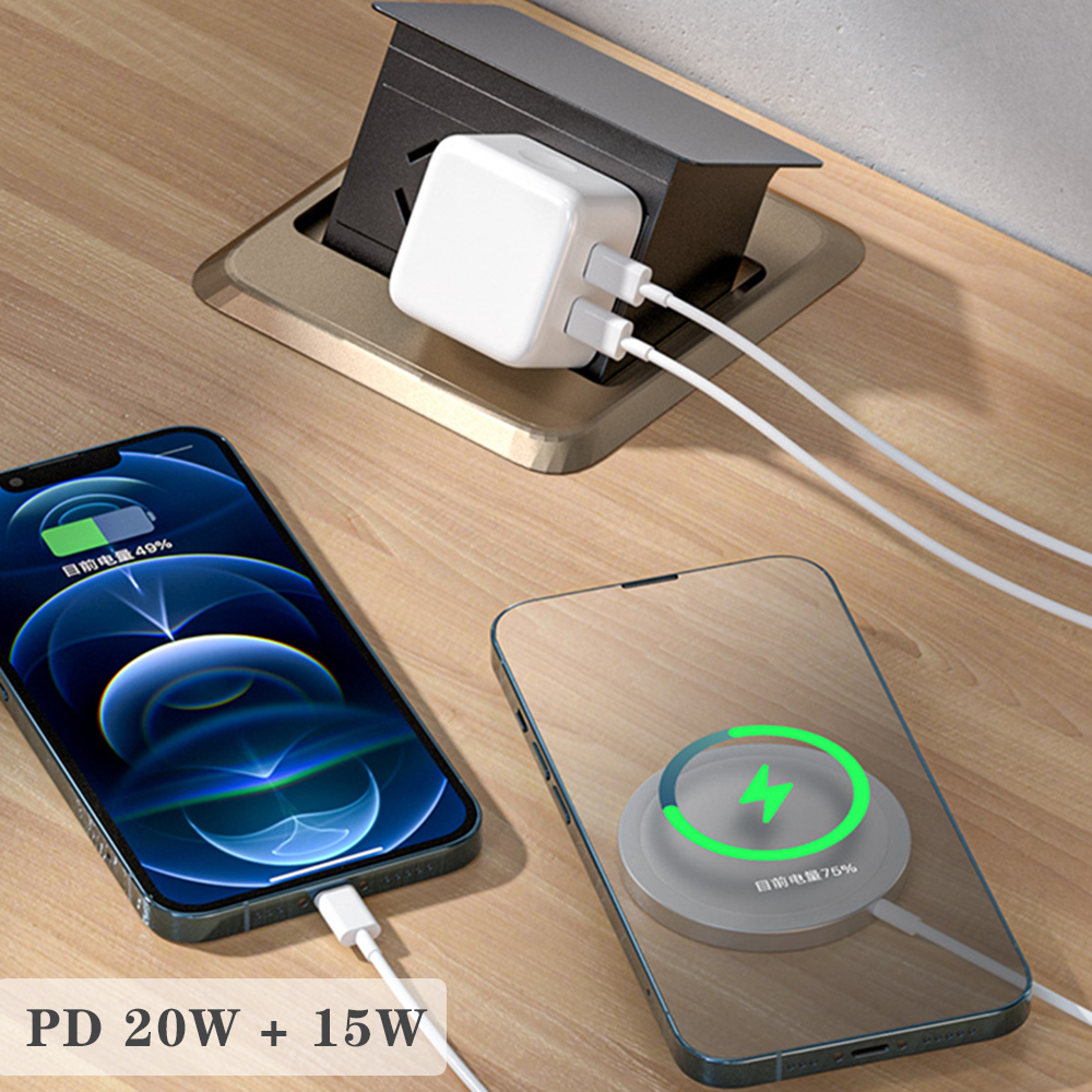 35W Charger 2-Port Quick Charge Type C PD Fast Charger Portable Travel Wall USB C Charger for iPhone 13 12 11 Pro Max iPad