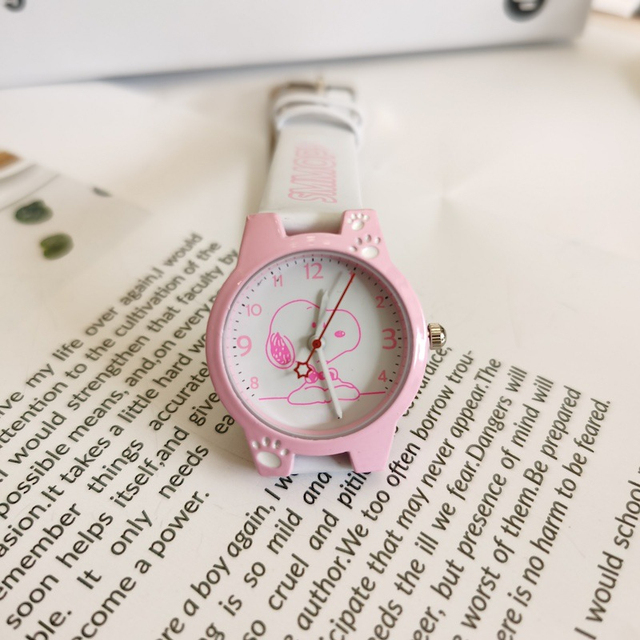 Cute Cartoon Dog Children Watch Fashion Waterproof Quartz Watch for Girl Boy Wristwatch
