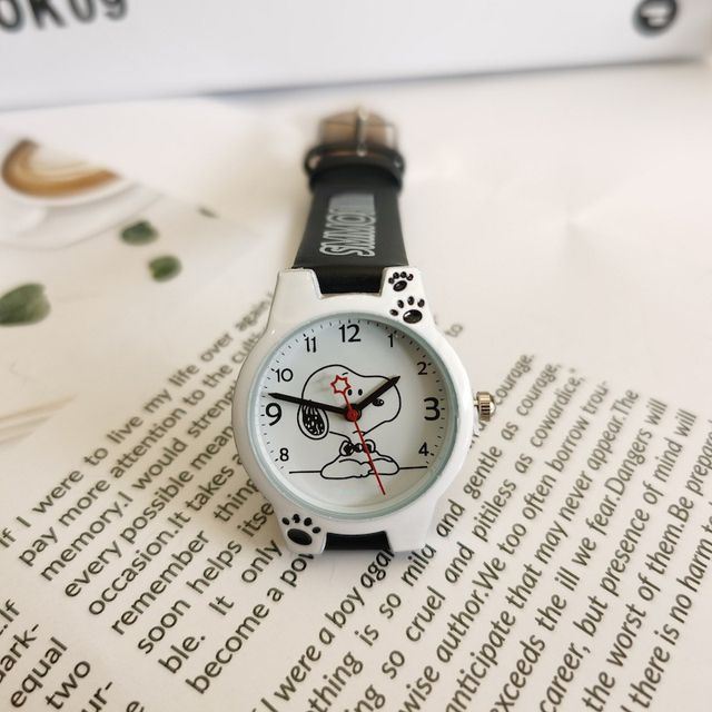 Cute Cartoon Dog Children Watch Fashion Waterproof Quartz Watch for Girl Boy Wristwatch