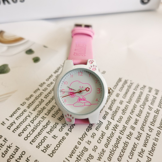 Cute Cartoon Dog Children Watch Fashion Waterproof Quartz Watch for Girl Boy Wristwatch