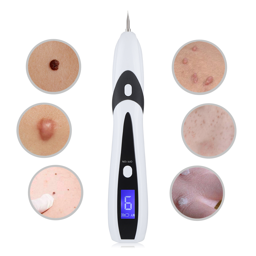 LCD Laser Plasma Pen Mole Tattoo Freckle Wart Tag Removal Pen Dark Spot Remover For Skin Face Care Tools Beauty Salon Machine