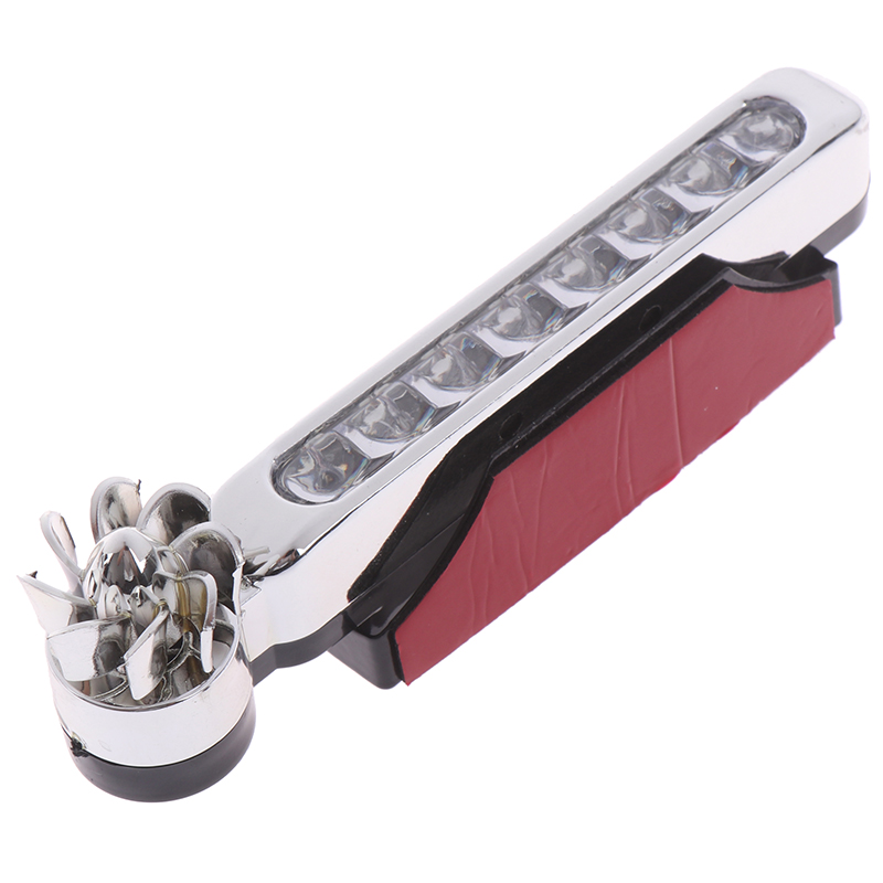 2pcs Wind Energy No Need External Power Supply Car Daytime Running Lights 8 LED DRL Daylight Headlight Lamp