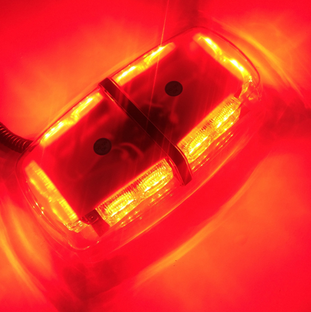 Magnets Base 36W DC 12-24V Car Roof Flashing Strobe Emergency Light Bar 36 LED Truck Police Warning Lights Lamp Blue