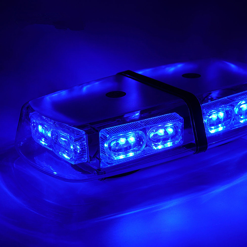Magnets Base 36W DC 12-24V Car Roof Flashing Strobe Emergency Light Bar 36 LED Truck Police Warning Lights Lamp Blue