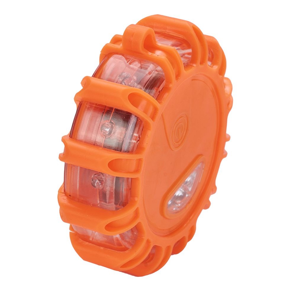 1PCS LED Road Flares Emergency Road Rescue Safety Strobe Flash Lights Car Roadside Beacon Disc Lamps Waterproof SOS Flashlight