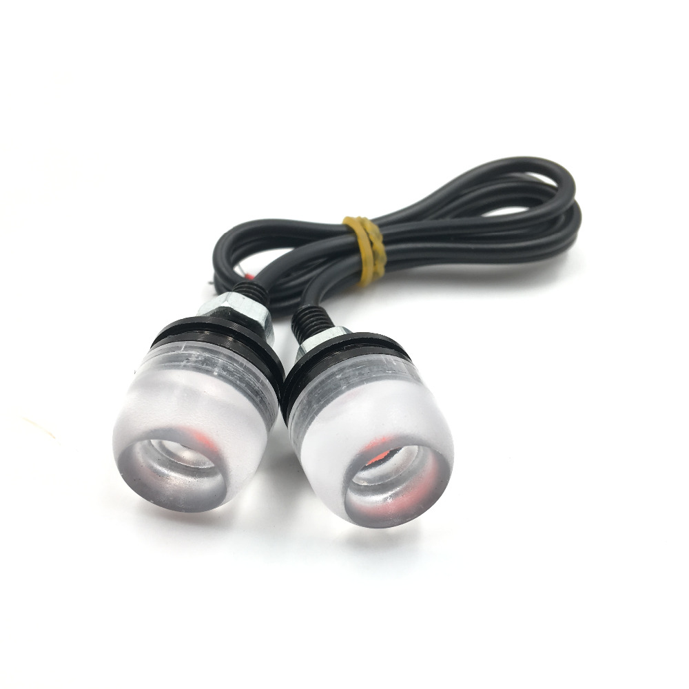 2X 3SMD 5630 LED Eagle Eye Lamp Red White Yellow Blue Car DRL Daytime Running Driving Signal Light Bulb 12V
