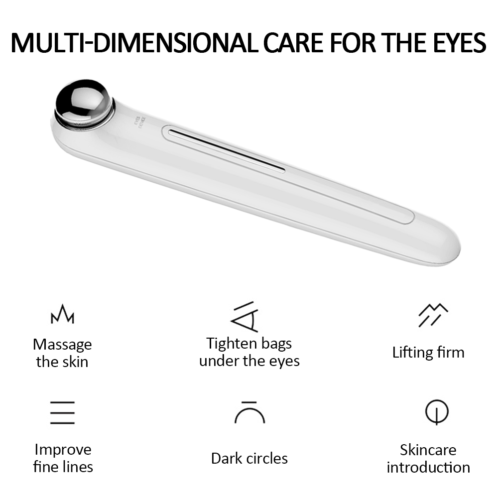 Fashion Eye Skin Care Instrument Massage Stick Remove Dark Circle White ABS Massager Anti Wrinkle Beauty Lip Beauty