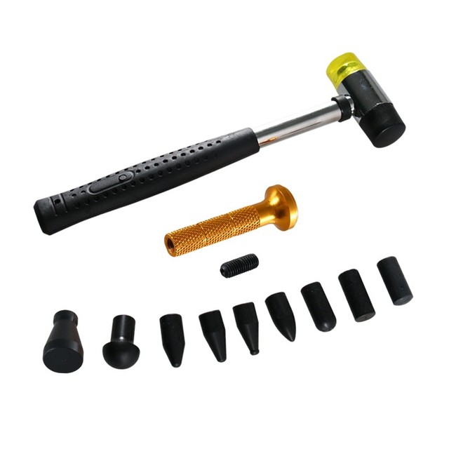 Car Level Hammer Tap Down Hammer Nail Hammer Tools Automobile Bump Paint Dent Repair Removal Kit Portable Tool
