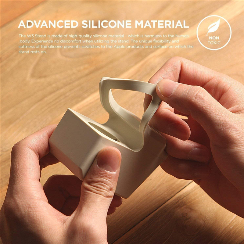 Retro Silicone Charger Stand for Apple Watch Serie 7 6 5 4 3 2 SE Iwatch Station Dock Charging Laden Cargador Holder Accessories