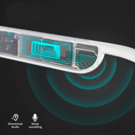 Smart Gaming Glasses Wireless Bluetooth Sunglasses Supports Music & Hands-Free Calling Waterproof Glasses Connect with Tablets