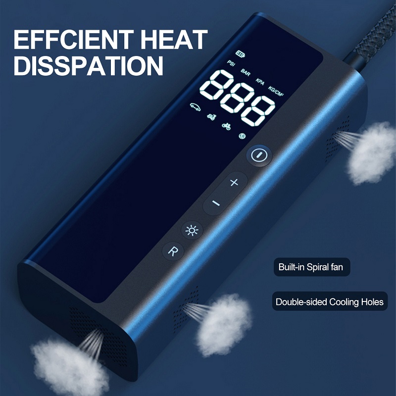 12V Portable Car Air Compressor Wireless for Motorcycles Bicycle Boat Tyre Inflator Digital Mini Auto Inflatable Pump
