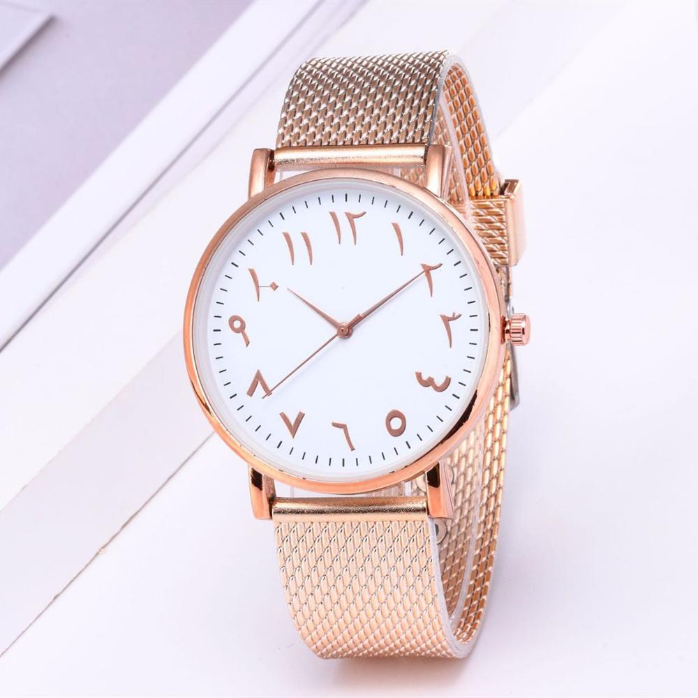 Womens Fashion Casual Watch Classic Quartz Stainless Steel Wrist Watches