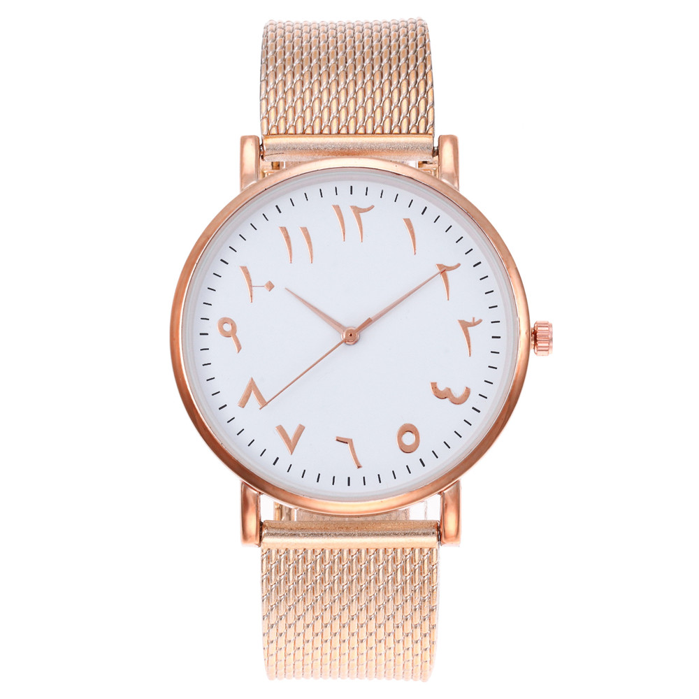 Womens Fashion Casual Watch Classic Quartz Stainless Steel Wrist Watches
