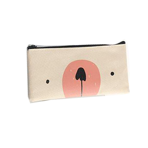 Cartoon Small Cosmetic Bag for Women Lipstick Makeup Brush Eyeliner Cute Mini Animals Printing Pencil Case Makeup Bag