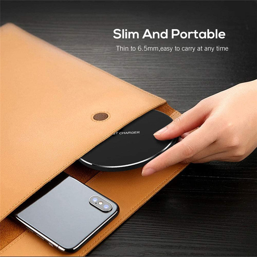 Wireless Charger Pad for iPhone 13 12 11 Pro Max X Xs Samsung Xiaomi Phone Qi Chargers Induction Fast Charging Dock Station