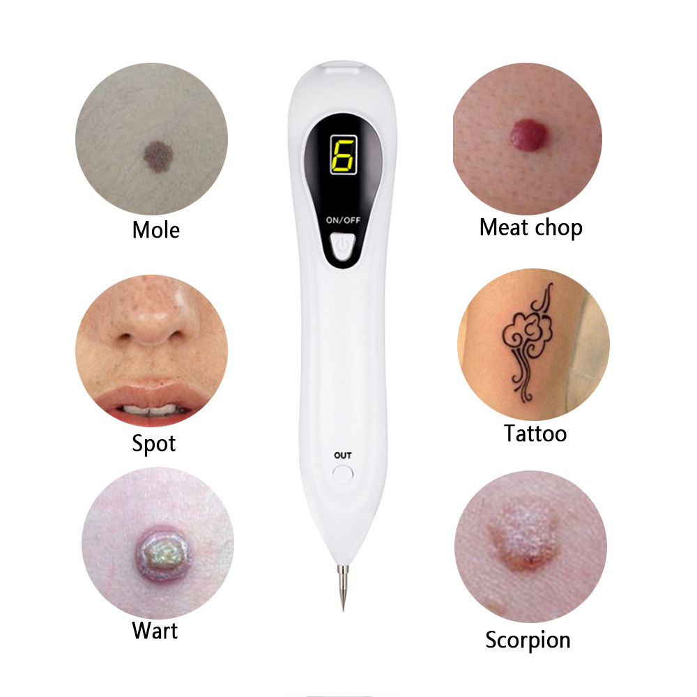 Skin Care Tools Laser Freckle Tattoo Skin Spots Mole Removal Pen pimple Verrugas Wart Tag Dark Spot Remover For Face Machine Pen