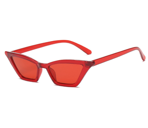 Fashion Streetwear Shades UV400 Sun Glasses Vintage Sunglasses Small Frame Cat Eye