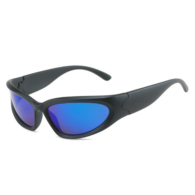 Popular Women's Sunglasses Punk Sunglasses Unique Sports Sun Glasses Men UV400 Goggle Shades Mirror Colorful  Eyewear