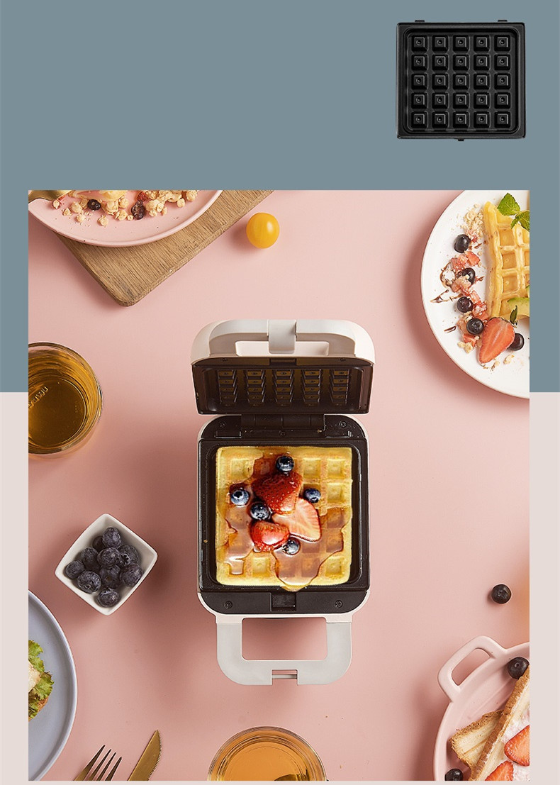 220V Household Kitchen Electric Waffle Machine Sandwich Breakfast Maker Multifunction Toaster Dining room appliances
