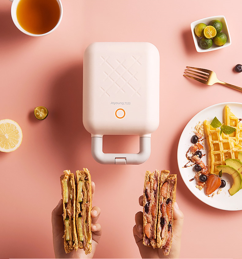 220V Household Kitchen Electric Waffle Machine Sandwich Breakfast Maker Multifunction Toaster Dining room appliances