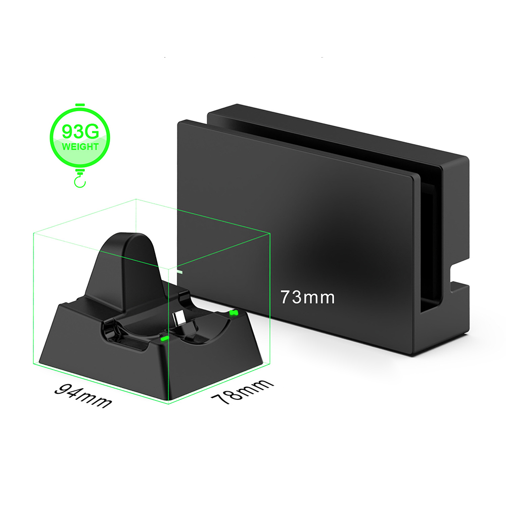 Charging Dock Controller LED Charger For Nintendo Switch Pro Gamepad Charge Stand Charging Accessory