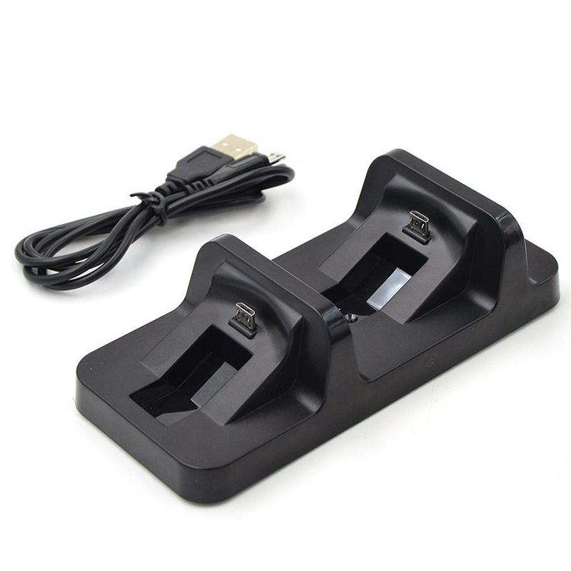 Game Disk Tower Vertical Stand For PS4 Dual Controller Charging Dock Station For PlayStation 4 PRO Slim