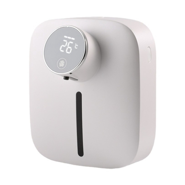 Soap Dispenser Wall-mounted Rechargeable Temperature Display Liquid Soap Dispensers Automatic Foam Hand Sanitizer Machine