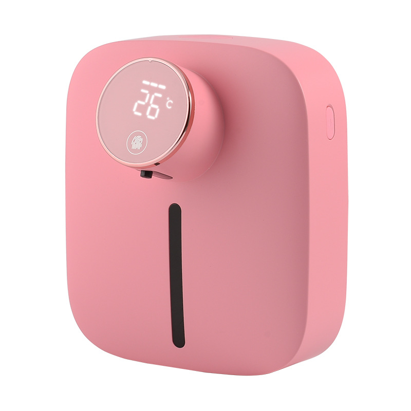 Soap Dispenser Wall-mounted Rechargeable Temperature Display Liquid Soap Dispensers Automatic Foam Hand Sanitizer Machine